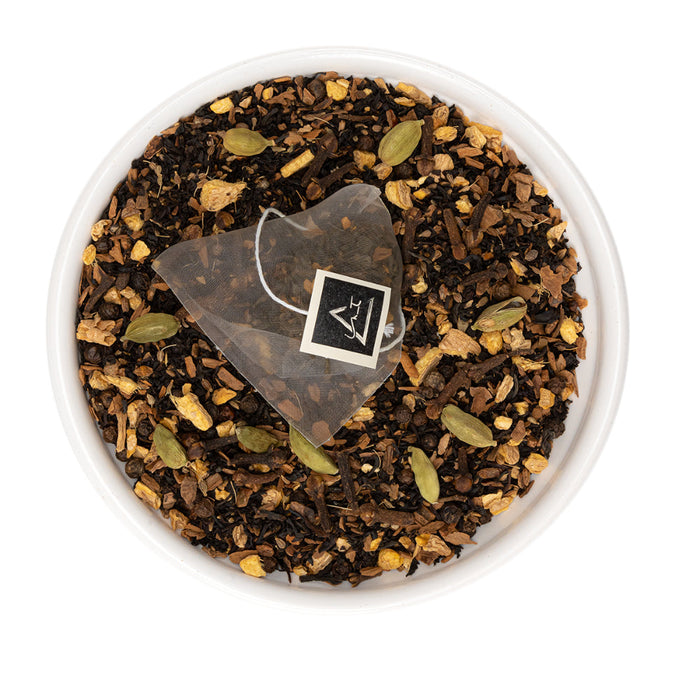 Buena Vibra Chai - Té negro con canela, jengibre y cardamomo - hebras