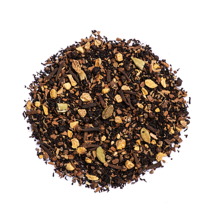 Buena Vibra Chai 54gr - Té Negro con Canela, Jengibre y Cardamomo - hebras