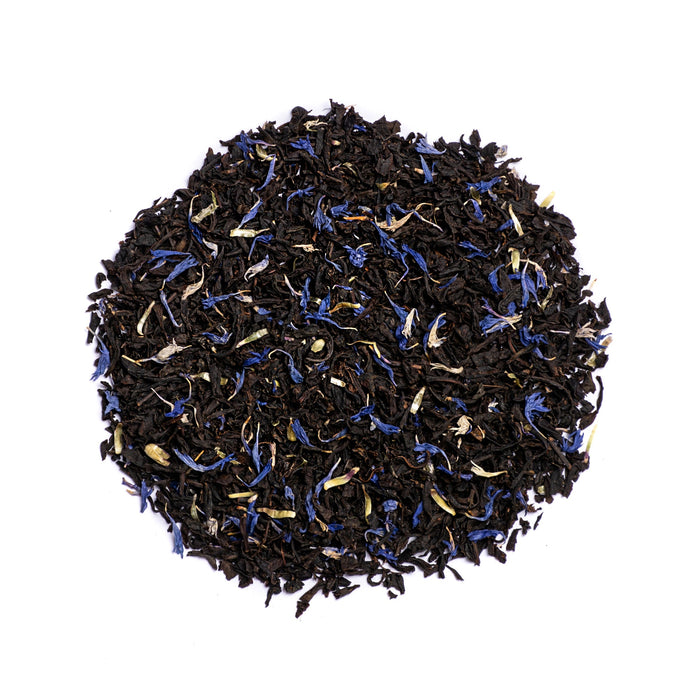 Blue Earl Grey 45gr - Té Negro de Ceylon Orgánico con Bergamota -  hebras