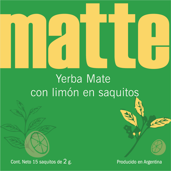 Matte - 15 saquitos