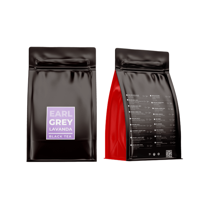 Earl Grey Lavanda - 300g - Té Negro de Ceylon, Bergamota y Lavanda.