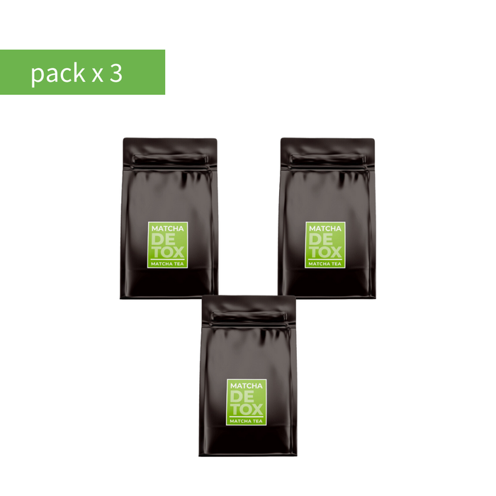 Matcha Detox Doypack 300g Pack x 3