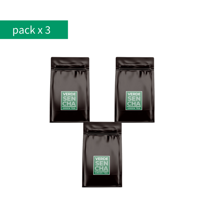 Verde Sencha Puro Doypack 300g Pack x 3