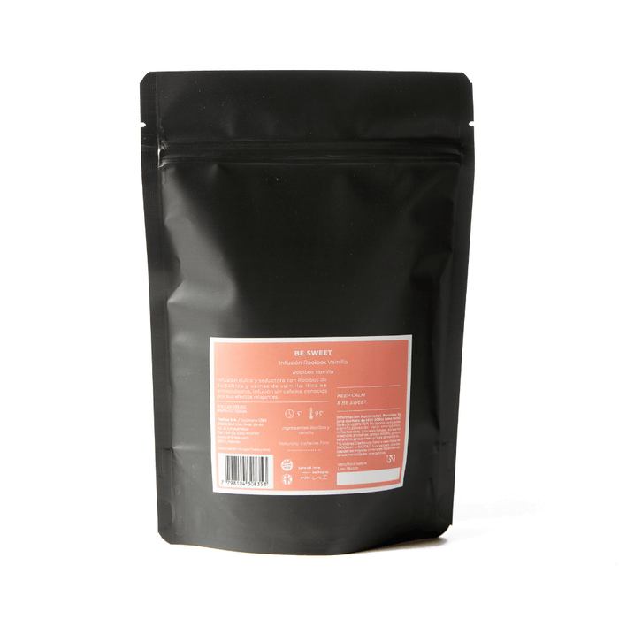 Be Sweet 60gr - Infusion Rooibos y Vainilla - Doypack - Atras