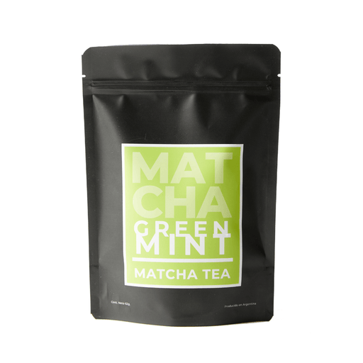 Matcha Green Mint 62gr - Té Verde de Japón con Menta y Peras. - doypack - adelante