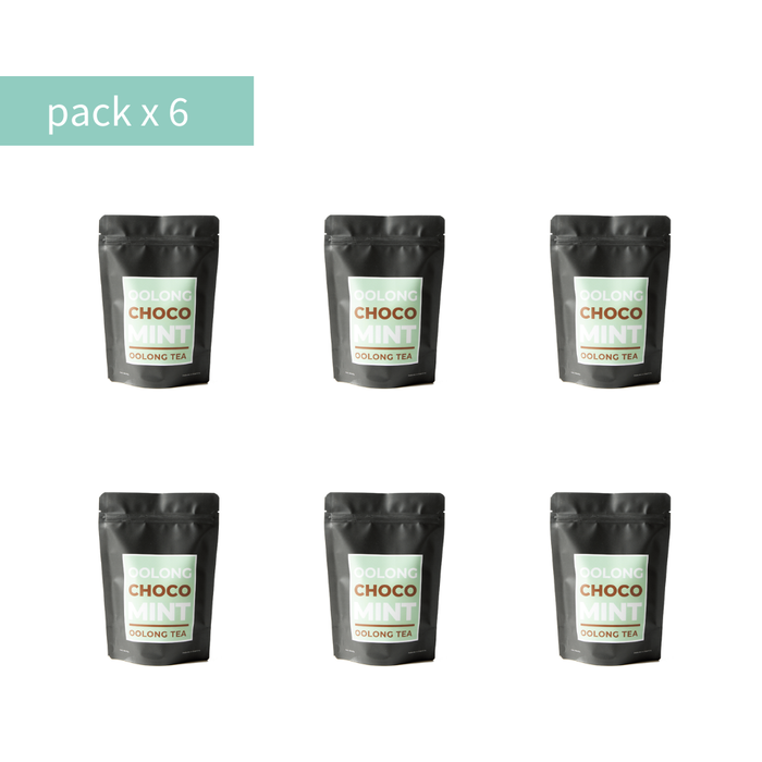 Oolong Choco Mint Doypack Pack x 6