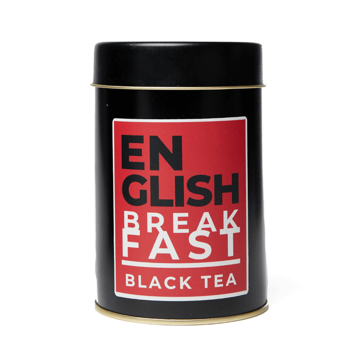 English Breakfast - Té Negro de Caylon y Kenya. Orgánico - lata 80gr - adelante