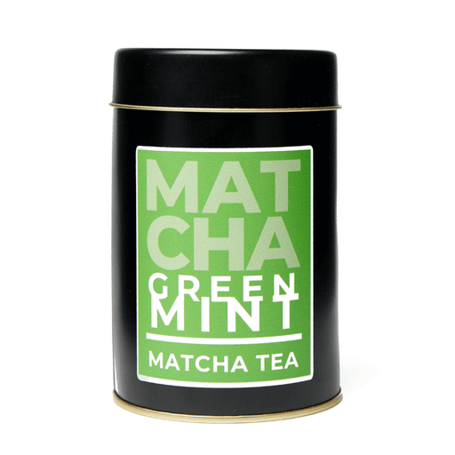 Matcha Green Mint - Té Verde de Japón con Menta y Peras. - lata 80gr - adelante