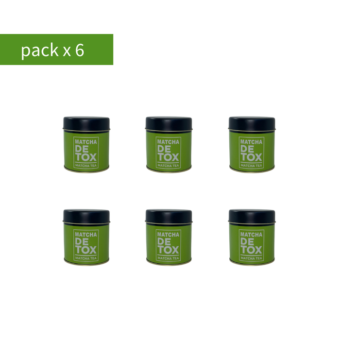 Matcha Detox Lata 40g Pack x 6