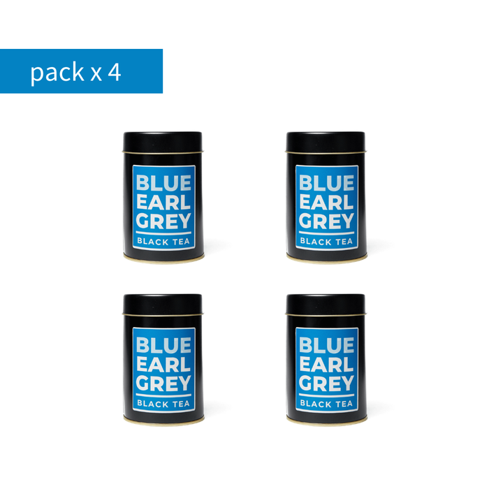 Blue Earl Grey Lata 90g Pack x 4