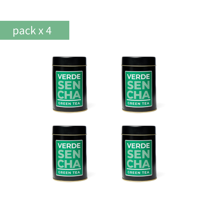 Verde Sencha Puro Lata 90g Pack x 4