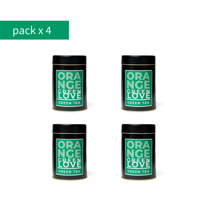 Orange Green Love Lata 90g Pack x 4