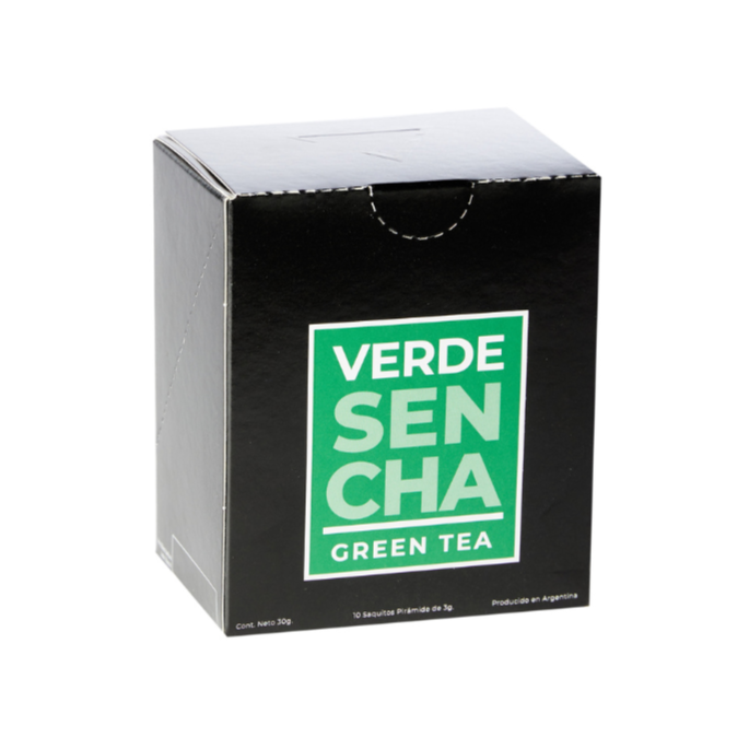 Verde Sencha Puro - 10 Pirámides - Te Verde Sencha Fukujyu - caja