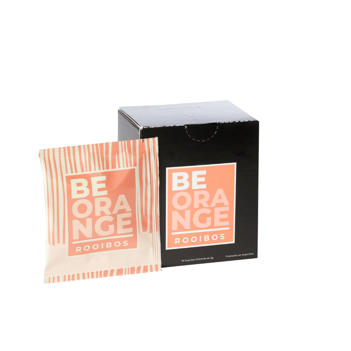 Be Orange - Infusión de Rooibos con cáscaras de naranja - 10 piramides - caja - sobre